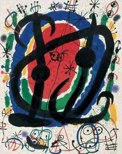 胡安·米罗（Joan Miró，1893年4月20日—1983年12月25日），西班牙画家、雕塑家、陶艺家、版画家，超现实主义的代表人物。是和毕加索、达利齐名的20世纪超现实主义绘画大师之一。