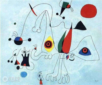 胡安·米罗（Joan Miró，1893年4月20日—1983年12月25日），西班牙画家、雕塑家、陶艺家、版画家，超现实主义的代表人物。是和毕加索、达利齐名的20世纪超现实主义绘画大师之一。