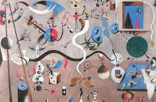 胡安·米罗（Joan Miró，1893年4月20日—1983年12月25日），西班牙画家、雕塑家、陶艺家、版画家，超现实主义的代表人物。是和毕加索、达利齐名的20世纪超现实主义绘画大师之一。