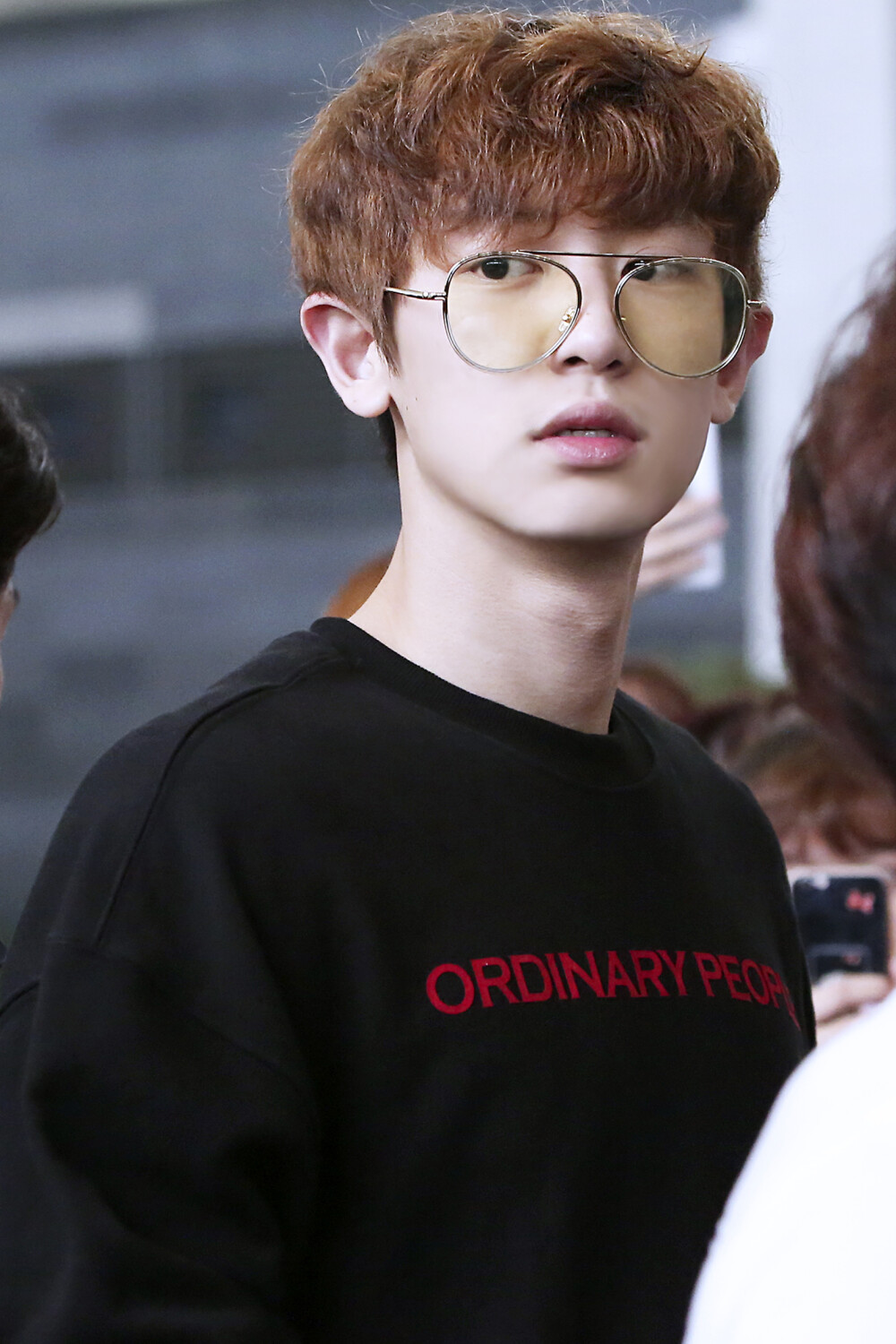 朴灿烈 金浦机场