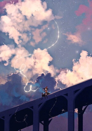 幻想风场景插画图片