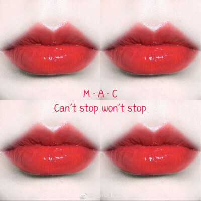 MAC｜棒棒糖唇釉 #Can't stop won't stop