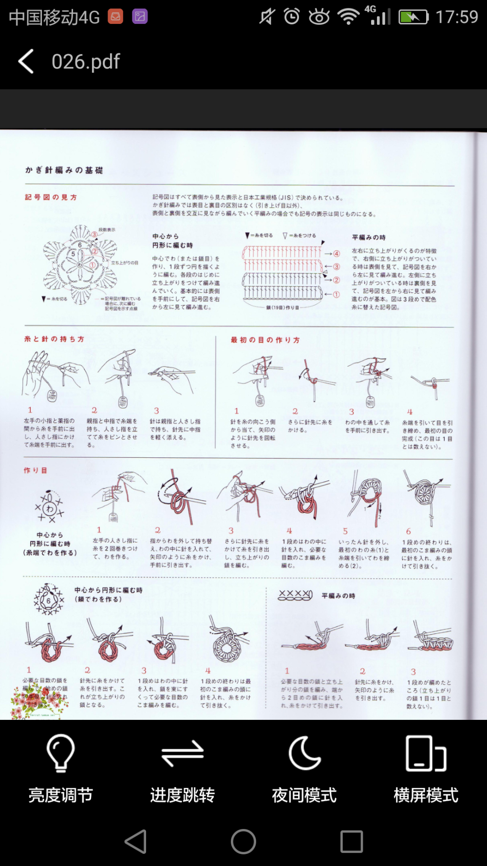 钩编花朵家居鞋～书