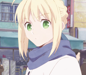 头像  情侣 动漫  吾王  士郎  saber  