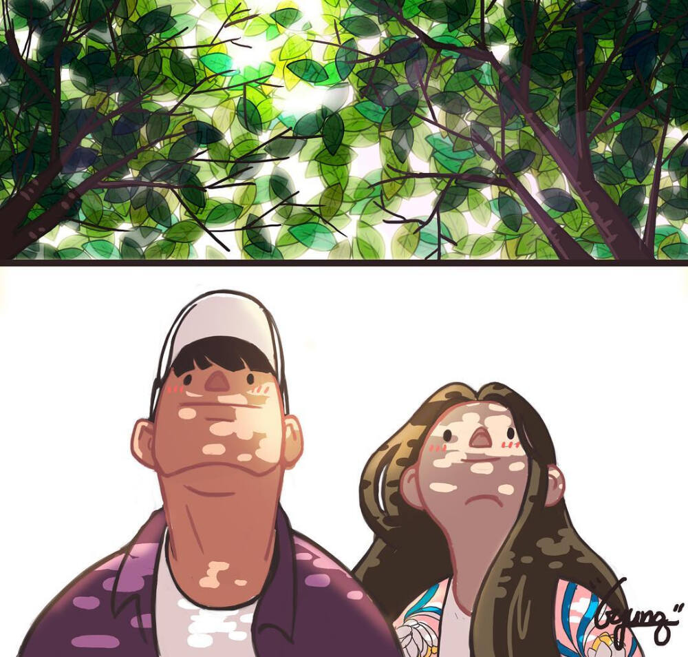 韩国插画师|338122 gyung_studio 情侣