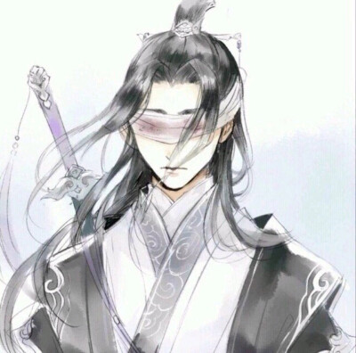 魔道祖师#双道长#晓星尘#宋岚#白衣古风男#黑衣古风男#眼盲 古风 男 #瞎子 古风 男#古风头像男