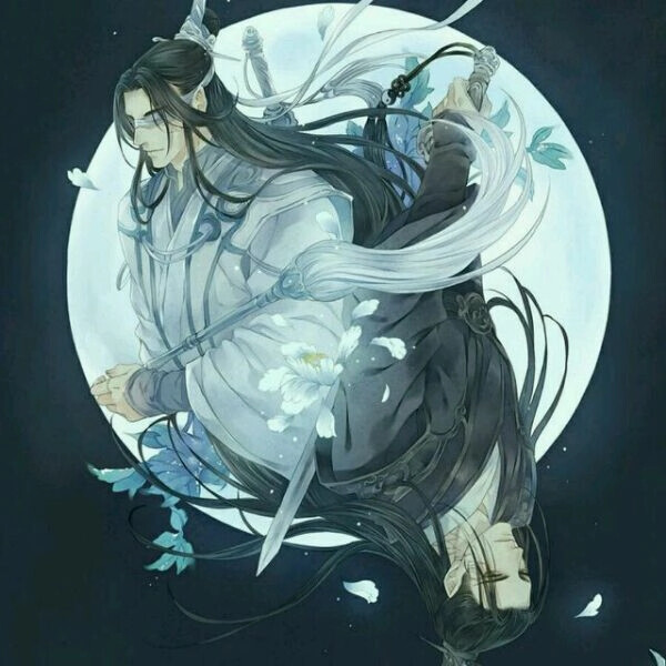 魔道祖师#双道长#晓星尘#宋岚#白衣古风男#黑衣古风男#眼盲 古风 男 #瞎子 古风 男