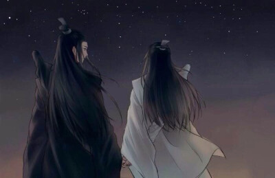 魔道祖师#双道长#晓星尘#宋岚#白衣古风男#黑衣古风男#眼盲 古风 男 #瞎子 古风 男