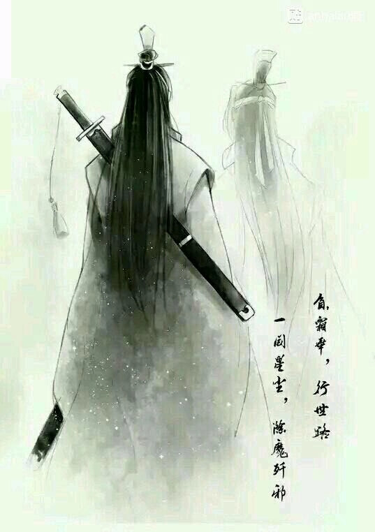 魔道祖师#双道长#晓星尘#宋岚#白衣古风男#黑衣古风男#眼盲 古风 男 #瞎子 古风 男