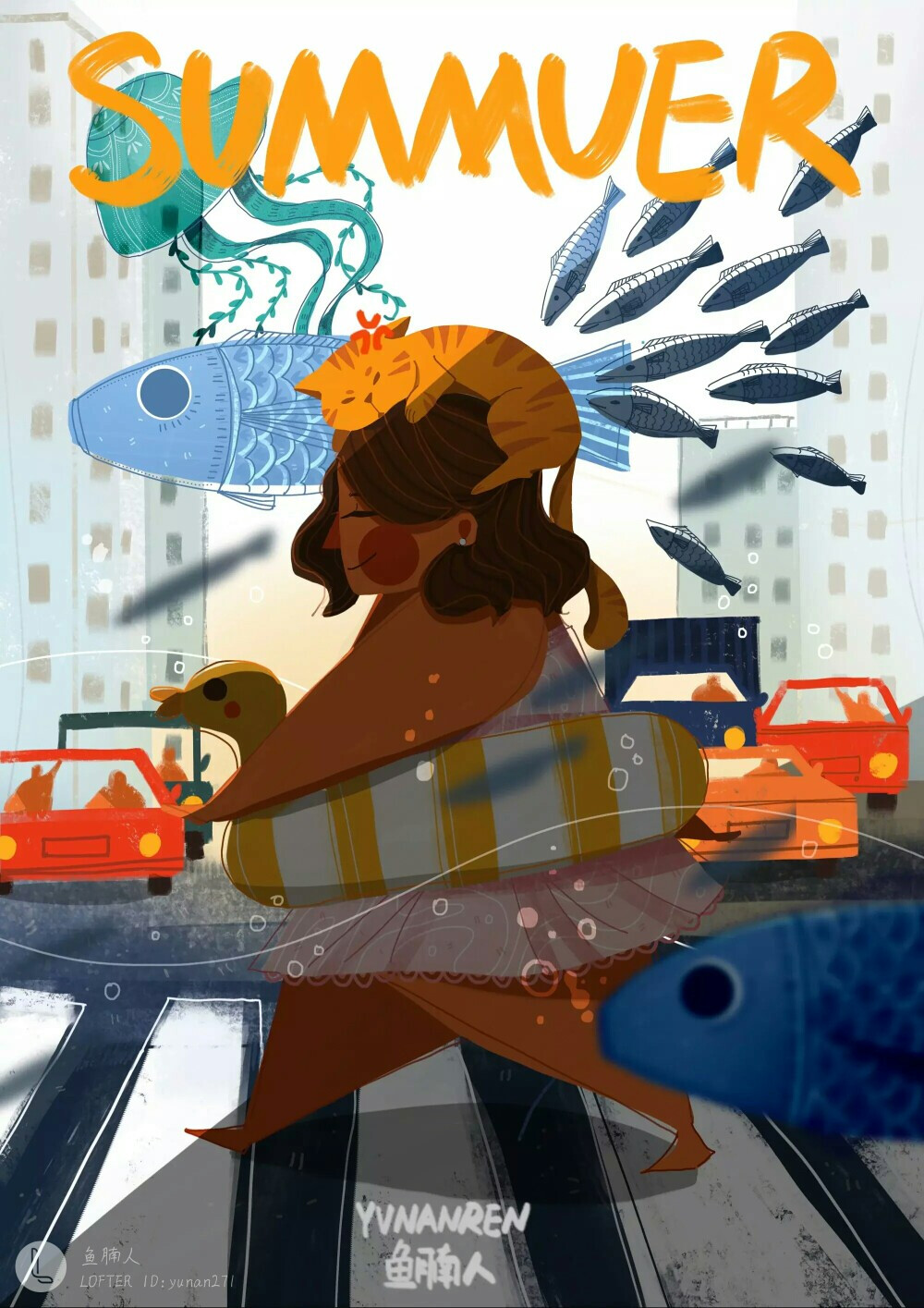 ☀️
金黄色的田野里到处都晃动着收割者的身影
数不清的白草帽在亮得让人睁不开眼睛的麦海里漂浮
家家都锁了门
空落落的村子里只剩下火红的石榴花寂寞地开着。