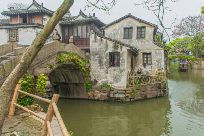 建筑 美景 风景 夜景 小桥流水人家 江南 水乡 高楼大厦 素材 