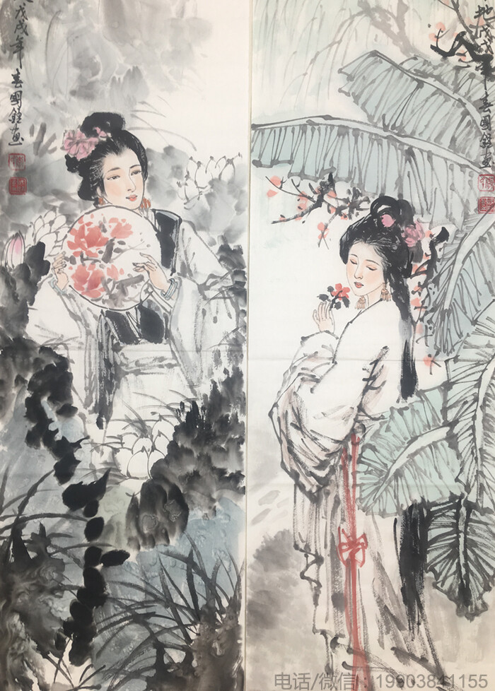 实力派画家李国锰最新国画人物作品；字画经纪人——雍政坤；联系电话/微信：19903841155
