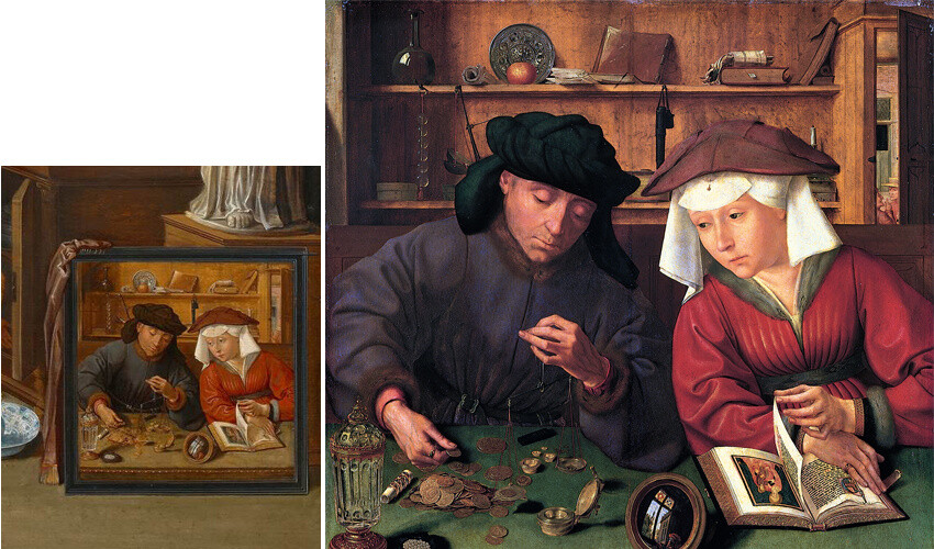 《银行家和他的妻子》康坦·梅西斯