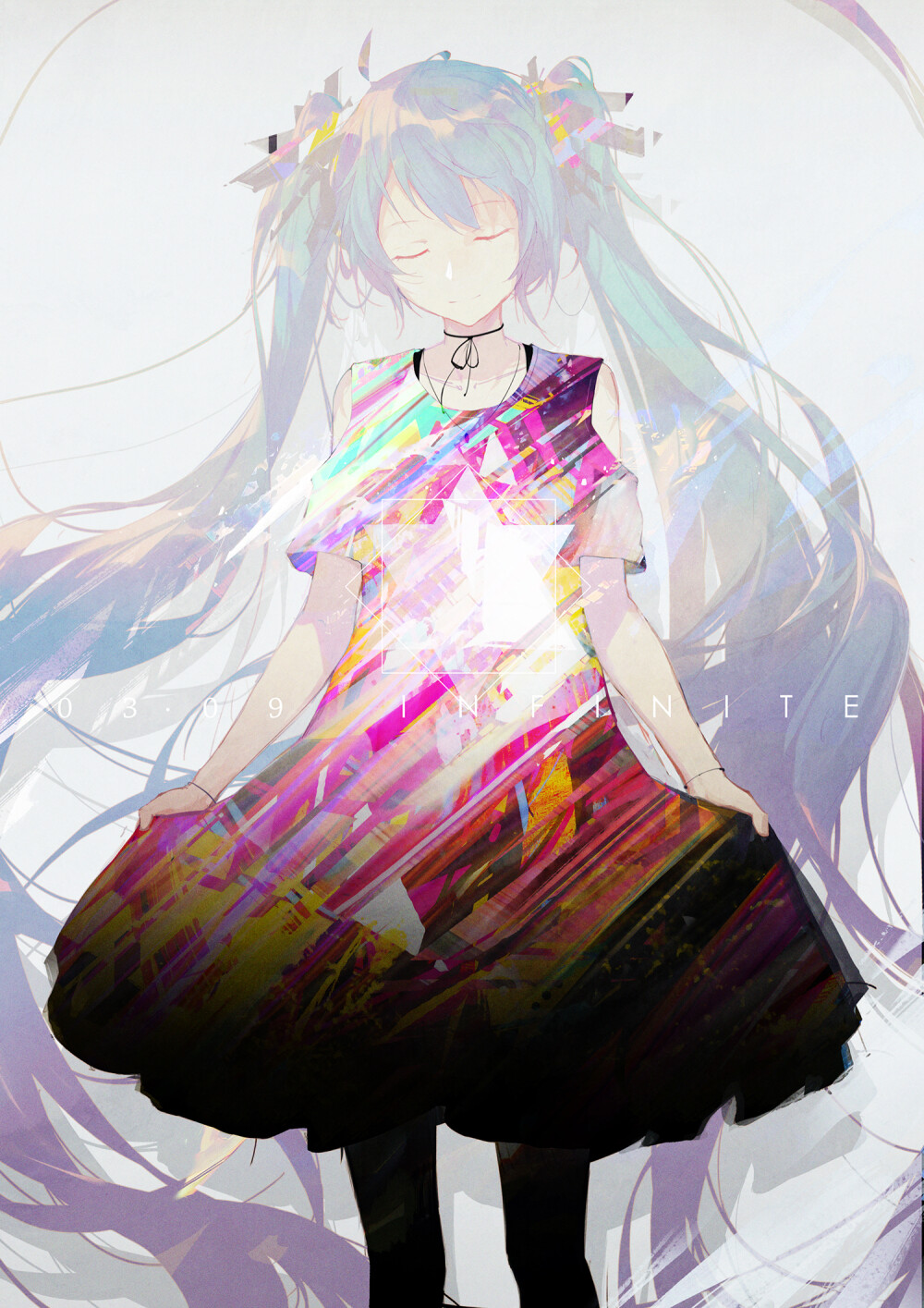 VOCALOID 初音未来 绘师：kieed（pixiv id=11525066） 本作品pixiv id=67652912