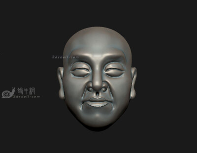 两面佛99，双面罗汉，人脸头像，3d打印模型，佛像弥勒_3dsnail模型网