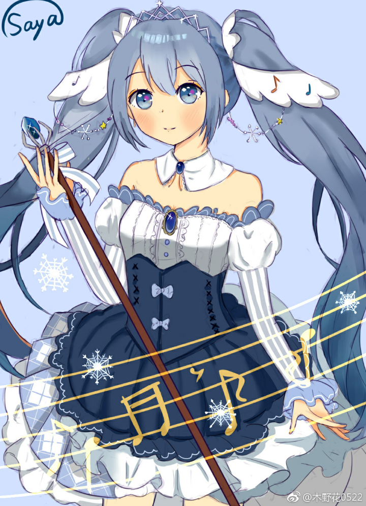 2019雪初音2号 雪Miku SnowMiku初音ミク 初音未来 来源微博