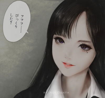 富江
【画师：Aoi Ogata】
（转侵删）