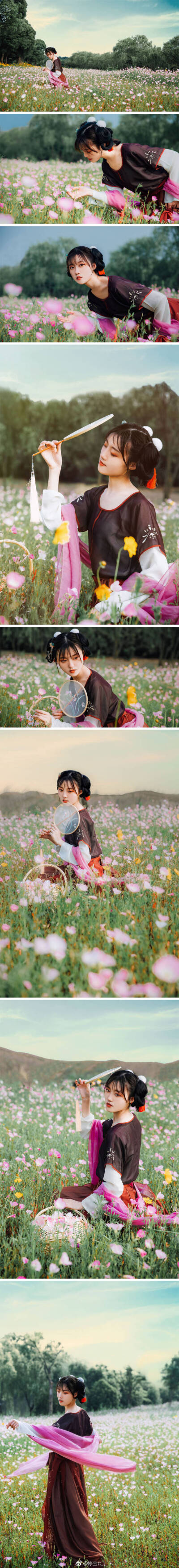 #汉服写真集##摄影#
【蝶恋花】——
梦笑开娇靥，眼鬟压落花.
摄影/后期:@婷宝tt_
出镜:@Seven夏七
服装:@兰若庭汉服
抄送大王:@知竹zZ
#上海约拍##365天摄影计划##旧时光是个美人##用相机绘一场梦##华…