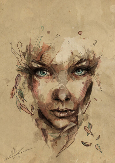 Mario Alba肖像插画
