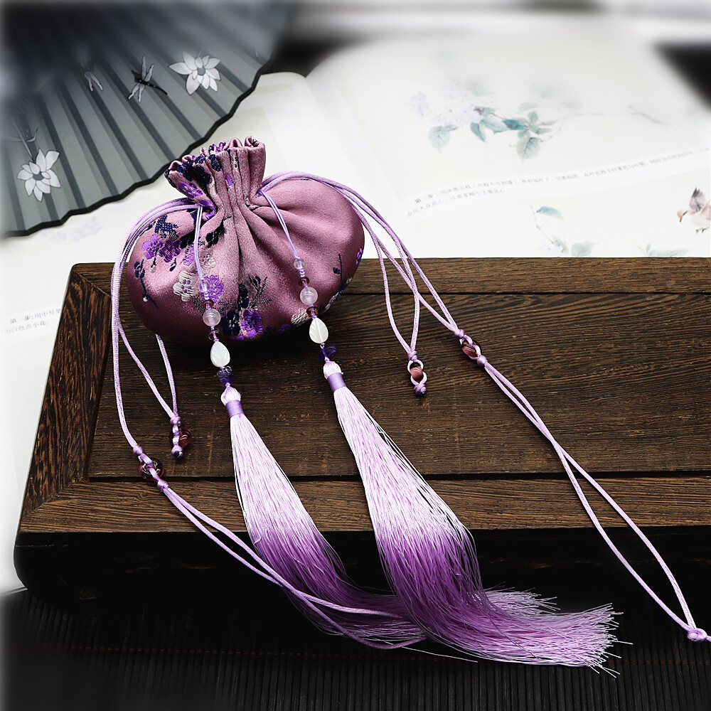 苏雅集端午古风流苏手工汉服随身荷包香包香囊古装腰佩挂件车挂