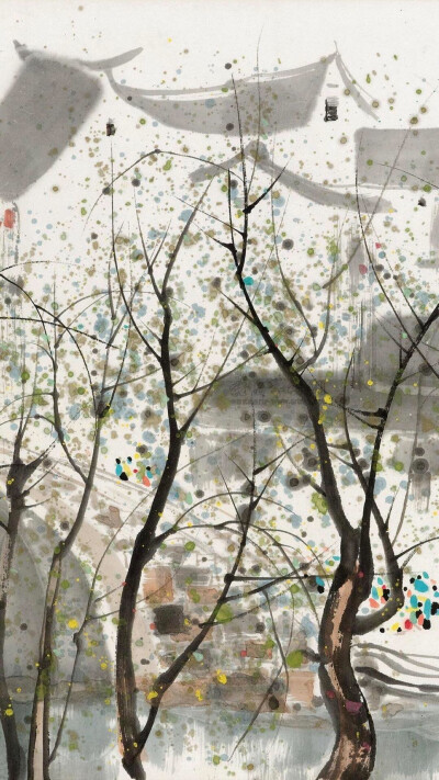 波渺渺，柳依依。孤林芳草远，斜日沓花飞。江南春尽离肠断，苹满汀洲人未归。