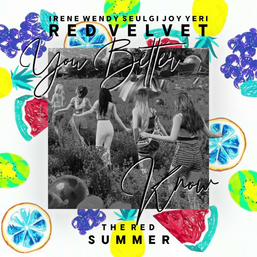 RED VELVET YOU BETTER KNOW RED SUMMER album cover by LEAlbum