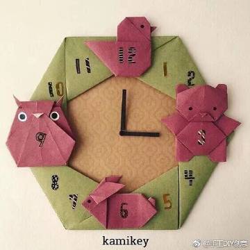 那些只有孩子才喜欢去折的小动物，只需一个妙招拼起来，连大人都会疯狂爱上！ ​​​二 ​