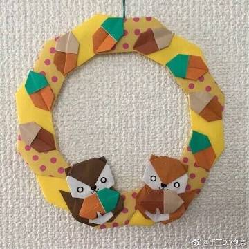 那些只有孩子才喜欢去折的小动物，只需一个妙招拼起来，连大人都会疯狂爱上！ ​​​二 ​