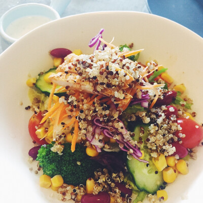 超好吃的墨西哥店沙拉