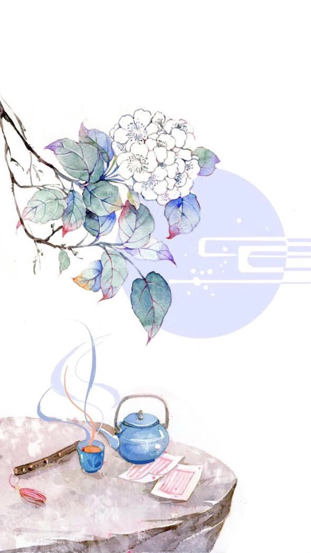 波渺渺，柳依依。孤林芳草远，斜日沓花飞。江南春尽离肠断，苹满汀洲人未归。