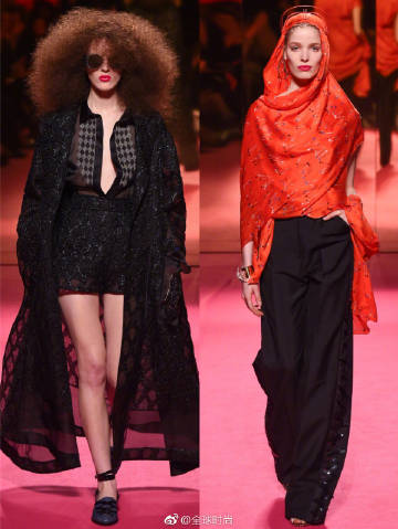 Schiaparelli SS 2015高级定制，对于衣服的廓形、布料和印花设计，均来自一个团队的灵感集，热情的超现实主义选择，悦然于心。 ​