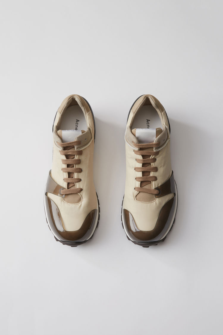 代购 折扣【瑞典代购】acne 17秋冬 jimmy 复古拼色键盘底运动鞋 包邮