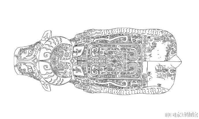 国博萌宠#【商61"亚长"青铜牛尊】大家都说它