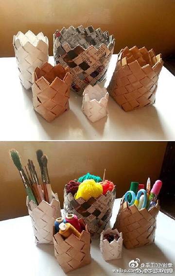 个性箩筐筒~大家一起动起手来试试~ ​​​​