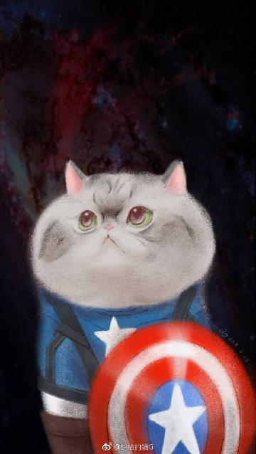 Avenger Cats 当喵星人遇上复仇者联盟 | 画家：@纠结的貓G ​