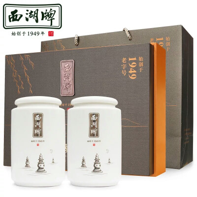 2018新茶上市 西湖牌明前精品西湖龙井茶叶200g礼盒绿茶春茶包邮