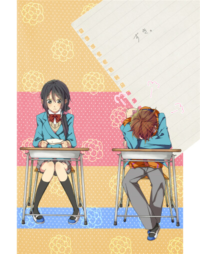 二次元 P站 网络 动漫 插画 少女少年 同人 清新 情怀 暧昧 情侣 告白 甜 虐 少女心