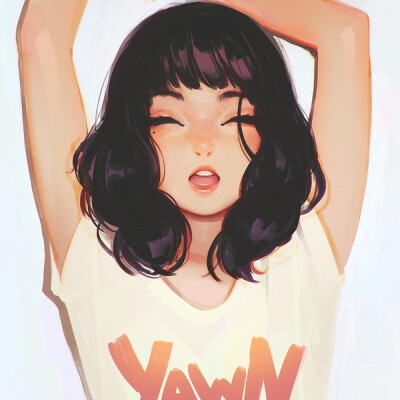 俄罗斯画师llya kuvshinov