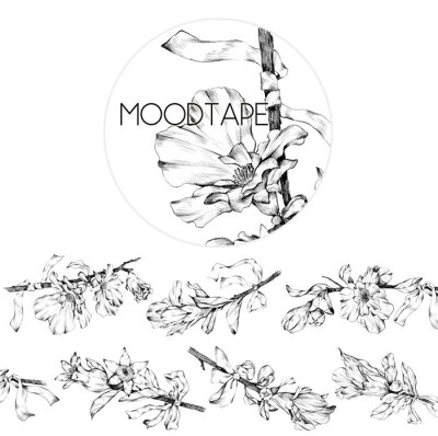 moodtape.花影-石榴。mood原创和纸胶带创意贴纸diy手工手账