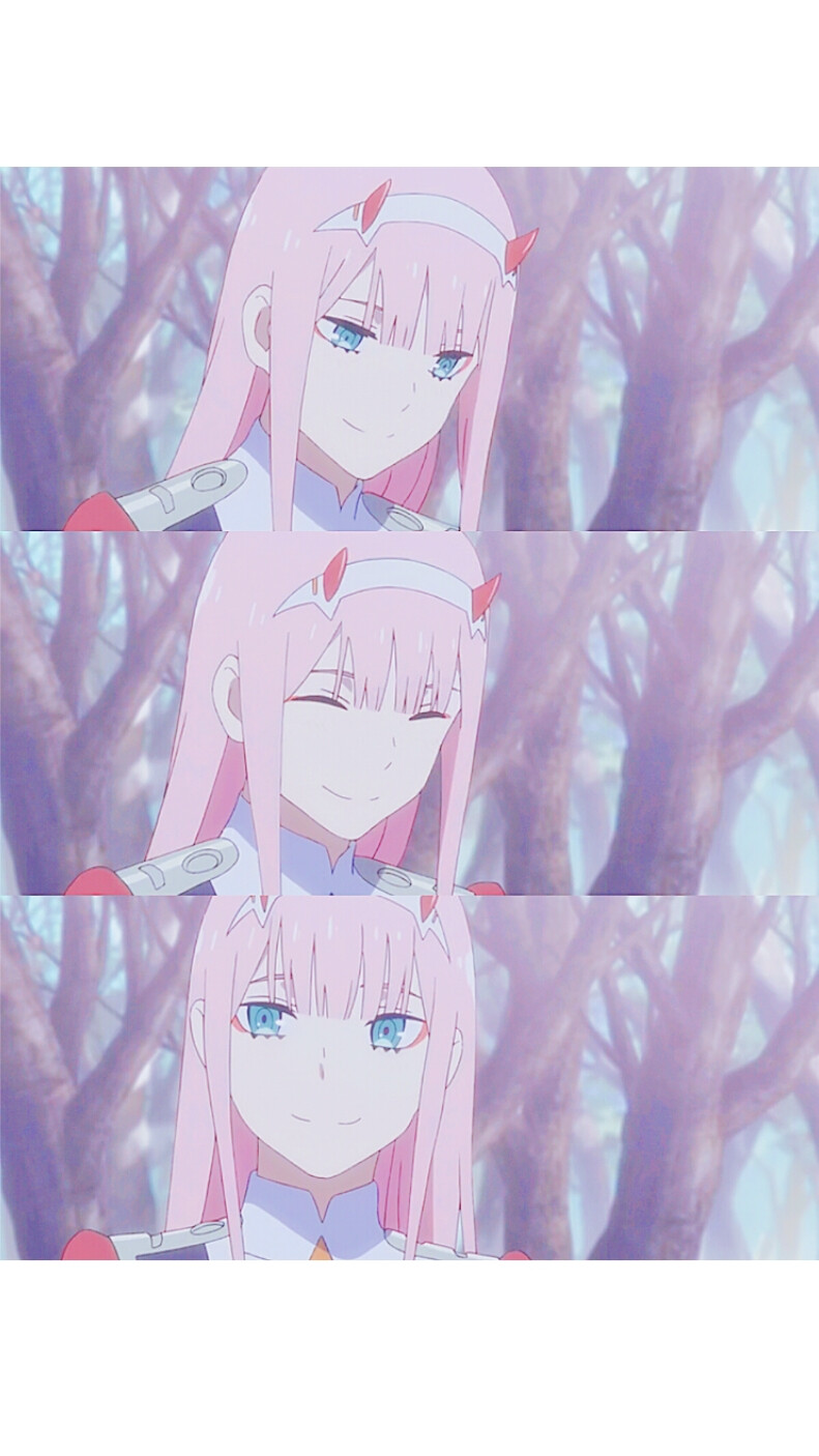 78darlinginthefranxx02zerotwo自制拼接壁纸