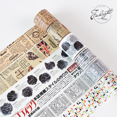暮光之城和纸胶带 手账排版素材系列