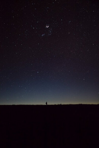 水彩 星空