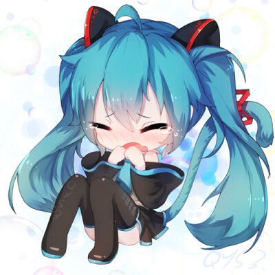 千夜大佬笔下的miku，好可爱≧?≦