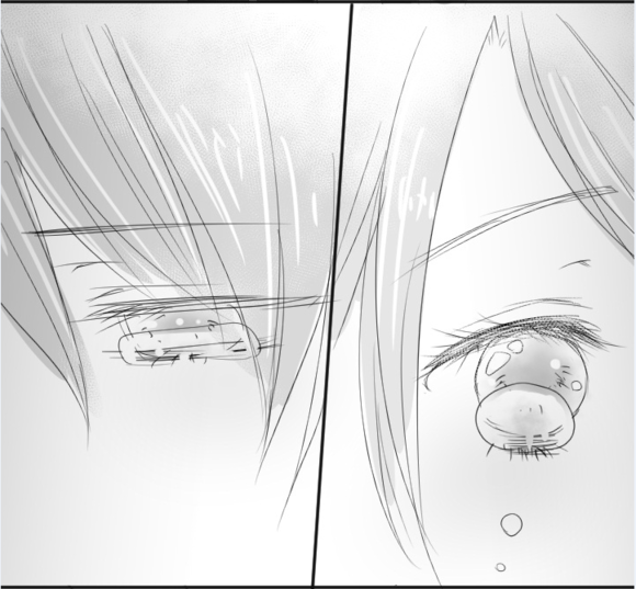 有的时候鼻子会突然发酸，然后大颗大颗的眼泪掉下来，你看过爱笑的人哭起来的样子吗？