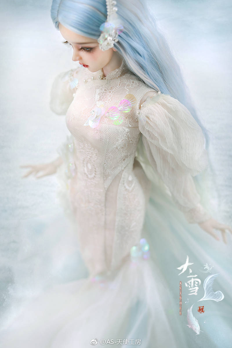 「大雪」美人 SD娃娃 BJD 玩具 人偶 壁纸 萌物 AS