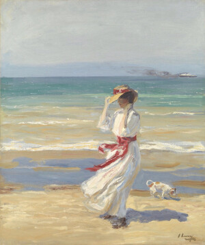 爱尔兰画家 Sir John Lavery  画中的舒适与惬意