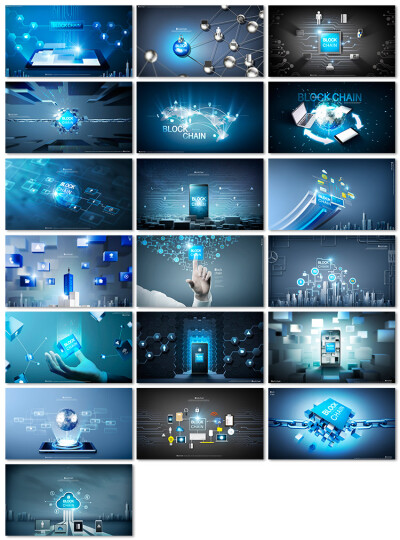 科技商务电子商业企业数据互联网宣传海报展板psd模板设计ui素材