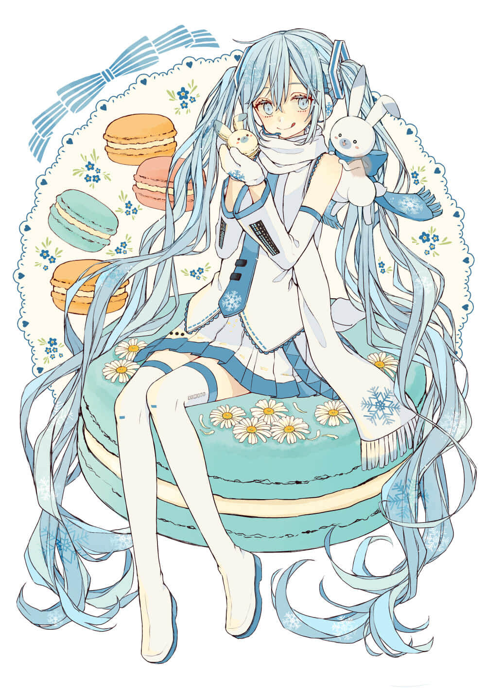 vocaloid 初音未来 雪未来 绘师:赤倉(本作品pixiv id=882569) 本作品