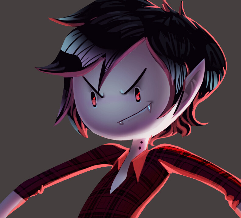 One face a day 103/365. Marshall lee by Dylean