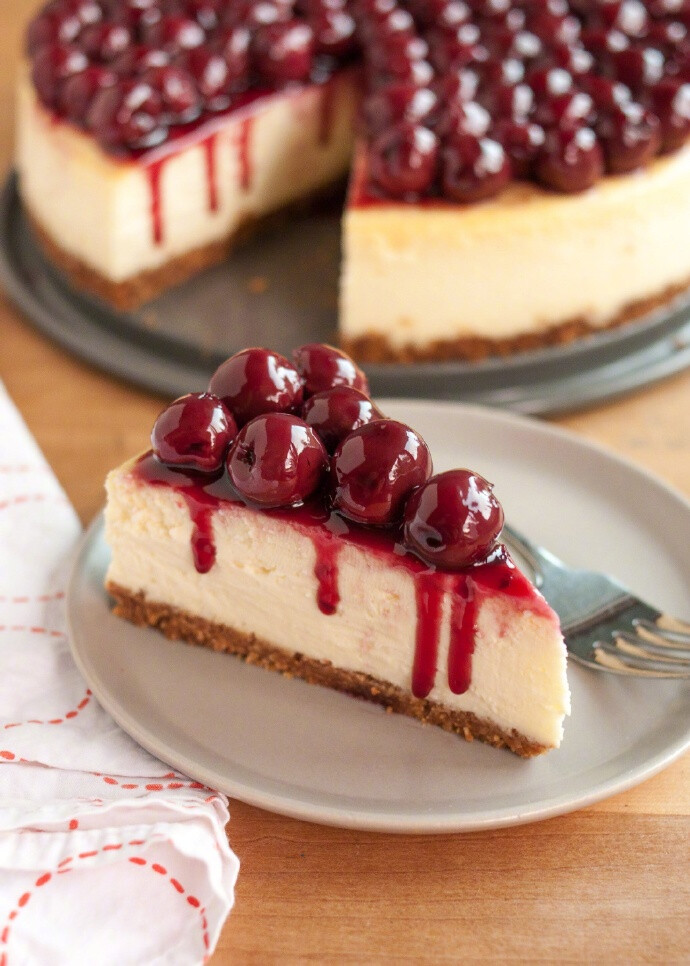 6月4日是National Cheese Day！ 樱桃乳酪蛋糕 cheese cake